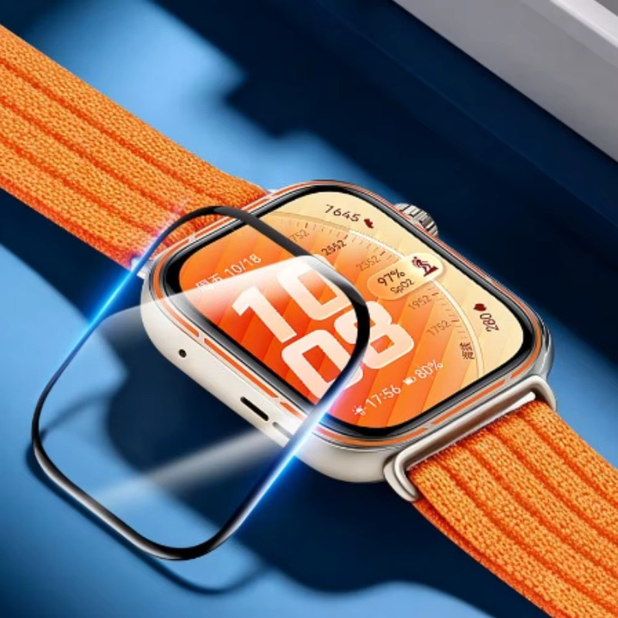 Huawei Displayschutzfolie Watch Fit 5, PMMA, transparent, Unisex - Bild 2