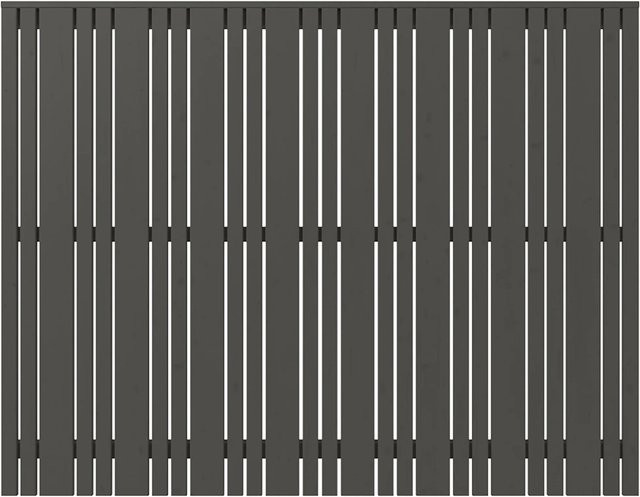 Sichtschutzzaun Tangent aus Nadelholz von Plus in Umbragrau, Höhe: 180 cm, Breite: 140 cm - Bild 1