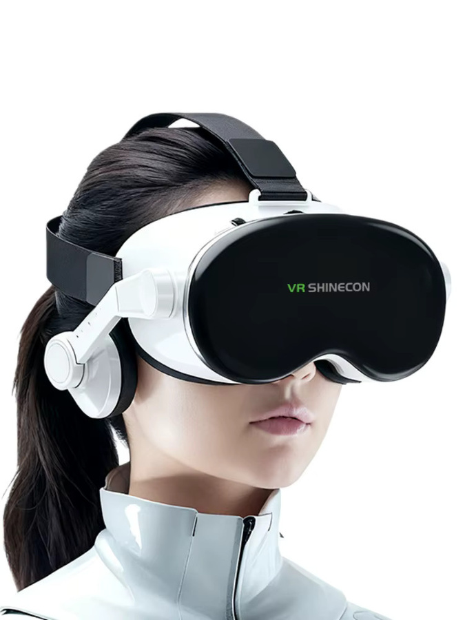VR SHINECON G18E Virtual Reality VR-Brille mit HD-Stereo-Display und Joystick-Unterstützung für Smartphones von 4,7 bis 7 Zoll - Bild 7