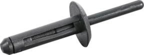 KS Tools Ersatznieten Schwarz, Durchmesser: 17,2 mm, Höhe: 6,6 mm, 10er Pack - Bild 1