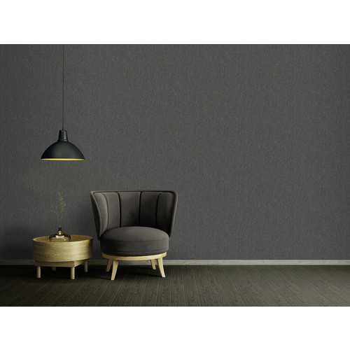 A.S. Création Vliestapete Uni Schwarz Grau B/L: 53 x 1005 cm - Bild 5