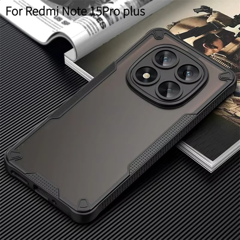 Xiaomi Hybrid Handyhülle Transparent Stoßfeste Schutzhülle für Redmi Note 15 Pro Plus, Redmi Note 15, Redmi Note 14 Pro und Poco M8 Pro mit Kameraschutz - Bild 2