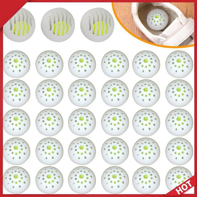VKTECH Deodorant Ball mit Jasmin Duft als langlebiger Lufterfrischer für Schuhe, Schrank und WC - Bild 1