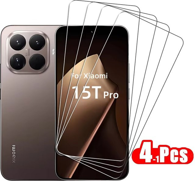8K Ultra HD Panzerglas Display Schutzfolie für Xiaomi Mi 15T Pro 14T 13T 12T 11T Pro 14 13 Mi 12 11 Lite, transparent - Bild 1