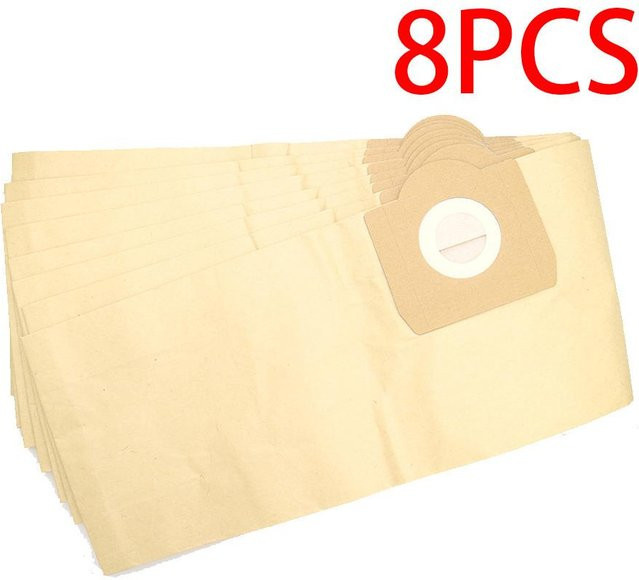 Staubbeutel Filter Set für Karcher MV3 WD3 WD3200 WD3300 A2204 A2656 und Rowenta RB88 RU100 RU101 Papiertüten in Beige - Bild 1