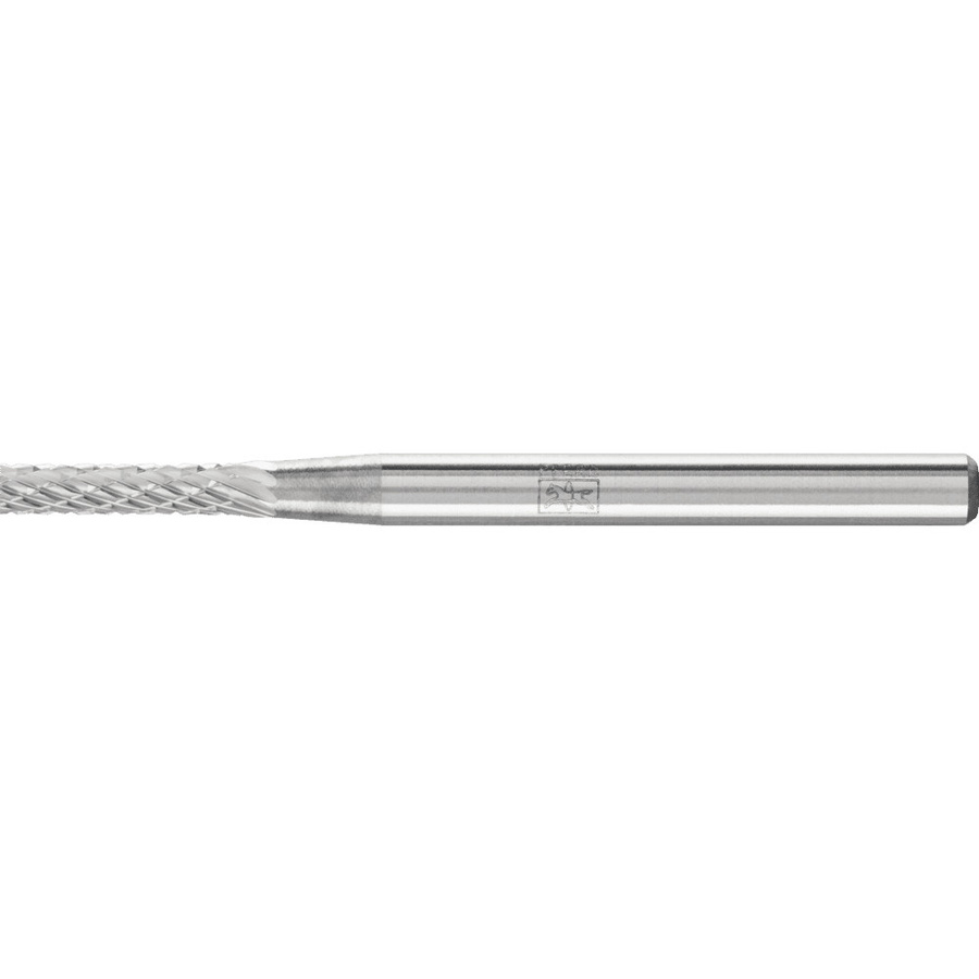 PFERD TOOLS Hartmetall Frässtift Zylinder ZYA universal mittel fein, Farbe: silver, Durchmesser: 2 mm, Länge: 10 mm, Schaft-Durchmesser: 3 mm - Bild 1