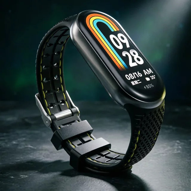 Xiaomi Uhrenarmband Silikon, Schwarz, Unisex - Bild 1
