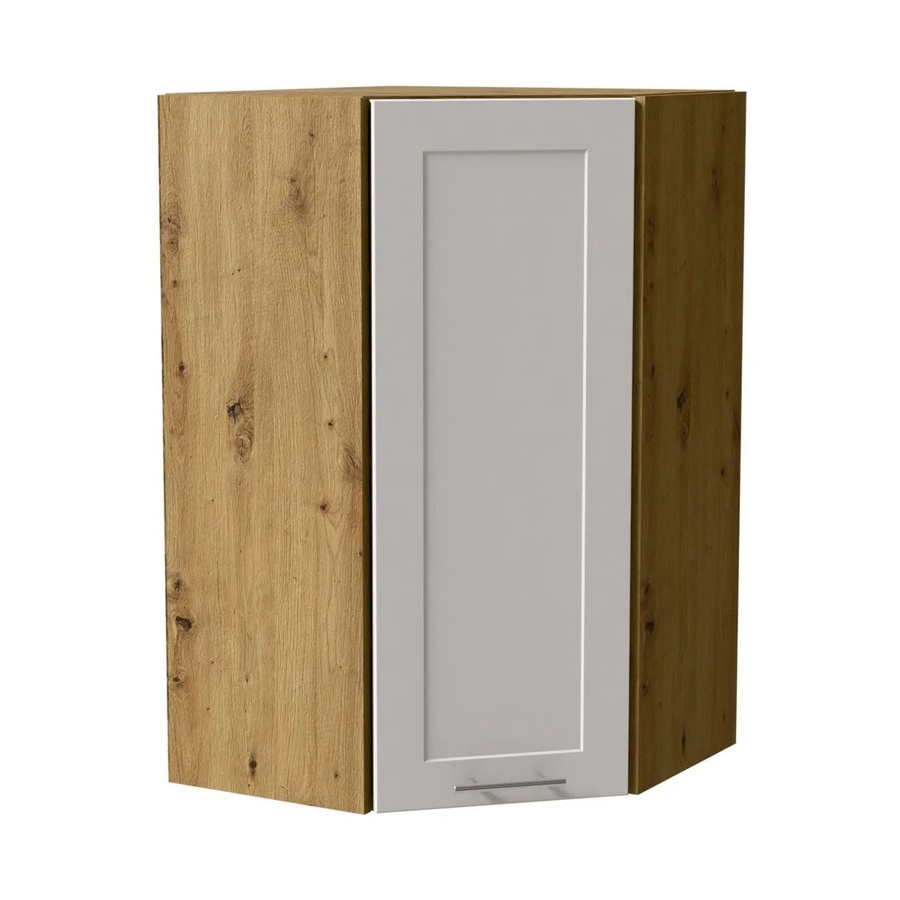 Feldmann-Wohnen Hängeschrank Oslo W4/10/60 in Eiche Artisan und Weiß Matt mit Soft-Close-Türen, B/T/H: 60 x 60 x 96 cm - Bild 2