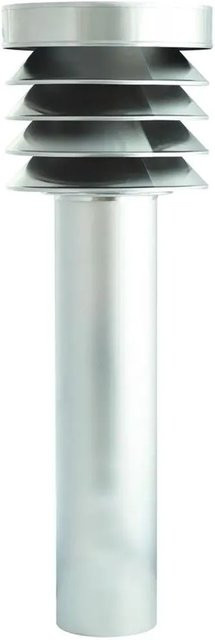 Subtiel Lüftungsstutzen GWC Connector aus Edelstahl in Silber Ø 300 mm - Bild 1