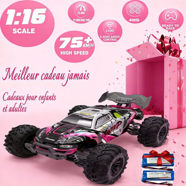 WLtoys RC-Rennwagen, 1:16, Ferngesteuerter Monster Truck - Bild 1