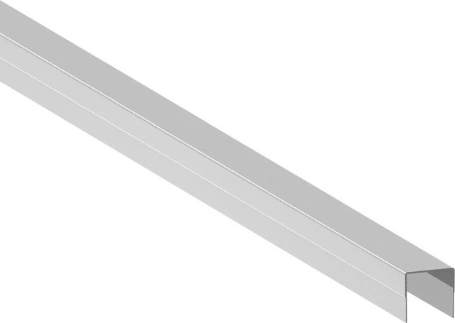 GroJa Pfostenabdeckleiste aus Aluminium in Silber für Fertigzäune - Bild 1