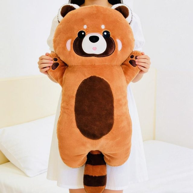 Yiran Health & Beauty Waschbär Tiere Kissen, Plüschtiere, 80cm - Bild 1