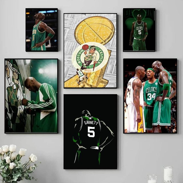 Kayou K-Kevin G-Garnett Poster, selbstklebender und wasserfester Kunstdruck in Mehrfarbig, abstrakte Wanddekoration für Café, Bar oder Zimmer - Bild 1