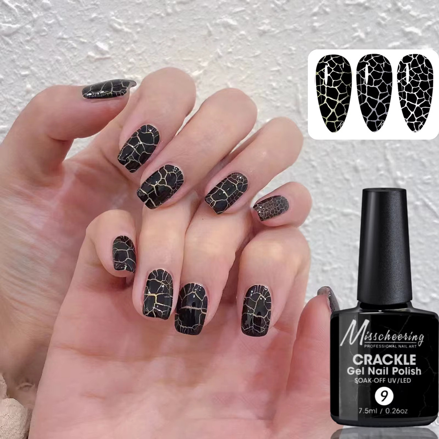 Misscheering Crackle Gel Nagellack, 02, Glänzend - Bild 4