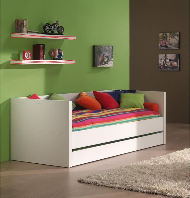Vipack Kojenbett Lara für Kinder in Weiß aus lackiertem MDF - Bild 1