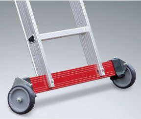 Euroline Quertraverse rollbar für Mehrzweckleiter 307/14 in Silber, Breite: 1350 mm - Bild 1