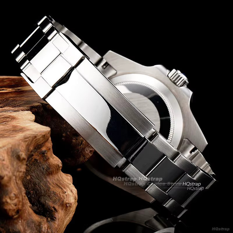 HQstrap Uhrenarmband Edelstahl, Silber, Herren, 20 mm, 21 mm - Bild 4