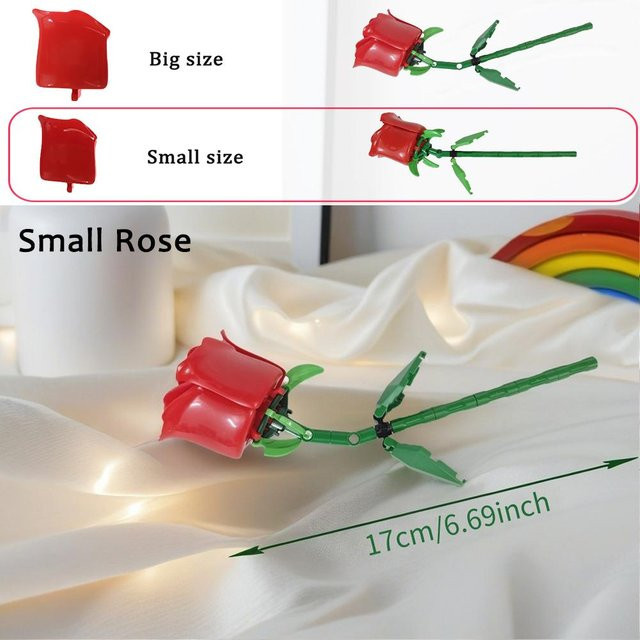 Linyi toy Rose Blume Bauen Arrangement ab 14 Jahren - Bild 1