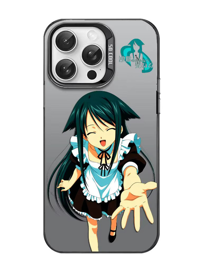 S-Saya no Uta Song Saya Handyhülle für iPhone 11 bis 17 Pro Max Matte Laser Aurora stoßfeste Schutzhülle in Pink - Bild 5