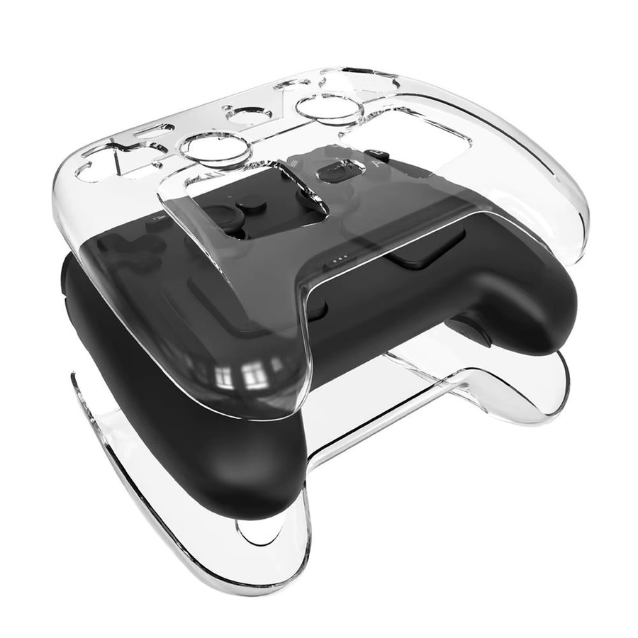 Transparentes Hartschalen-Gehäuse für Steam Controller 2 mit Joystick-Kappe und kratzfester Abdeckung - Bild 5