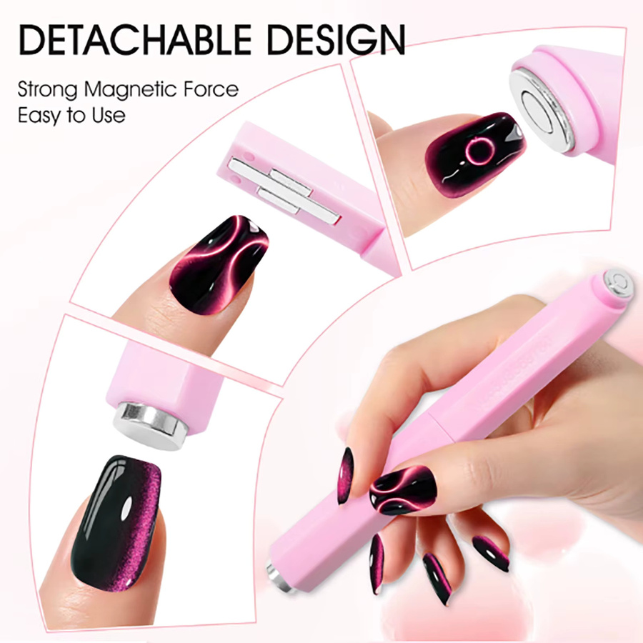 SHAKA 3-in-1 Katzenaugen-Nagelwerkzeug, pinkish-purple, Unisex - Bild 3