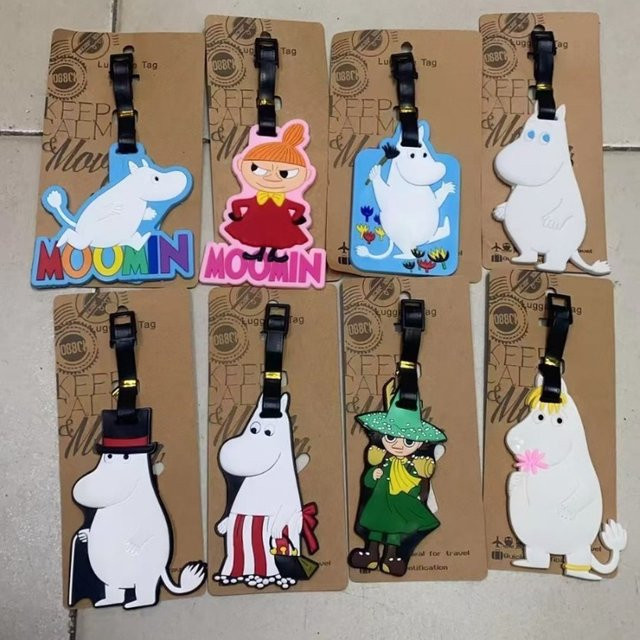 Bandai Gepäckanhänger Moomins Serie, PVC, Cartoon-Charakter - Bild 1