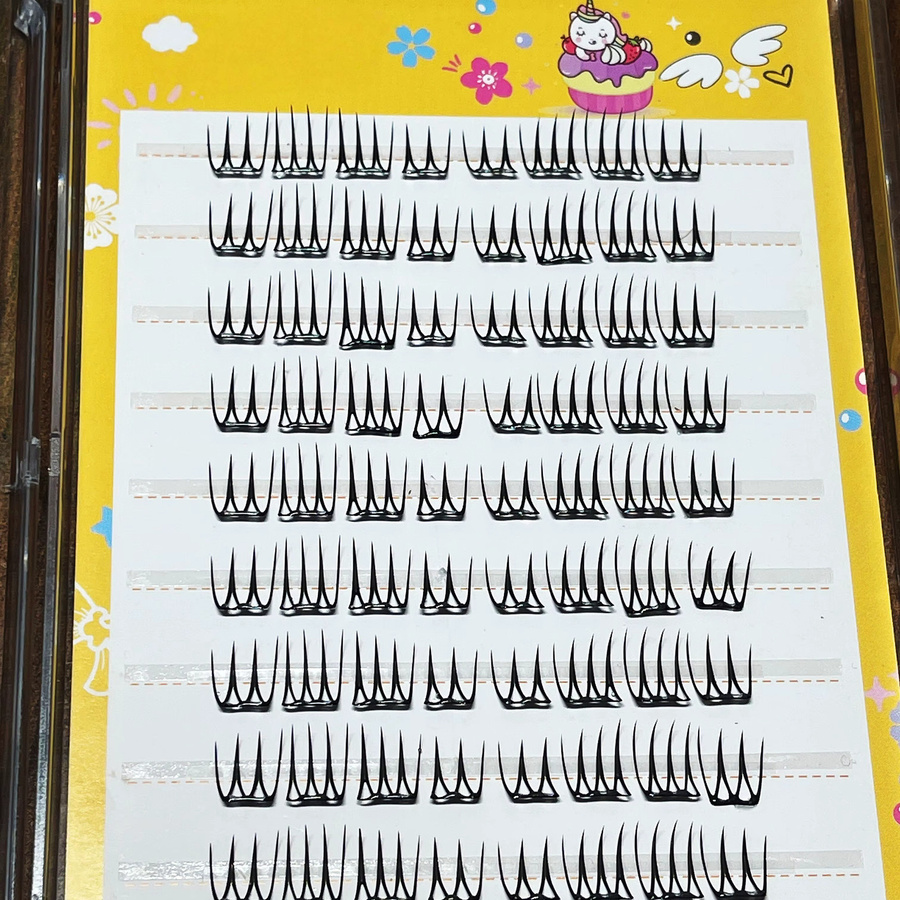 LIMEIKAI MJ-idol Künstliche Wimpern, U-Form Design, Natürlich - Bild 5