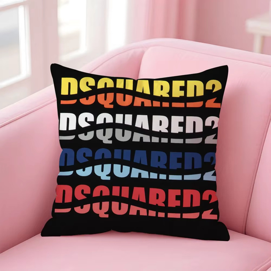 D-DsquaredS Kinder-Kissenbezug aus Plüsch in Multicolour, allergikerfreundlich mit unsichtbarem Reißverschluss, B/T/H: 40 x 40 x 40 cm - Bild 4