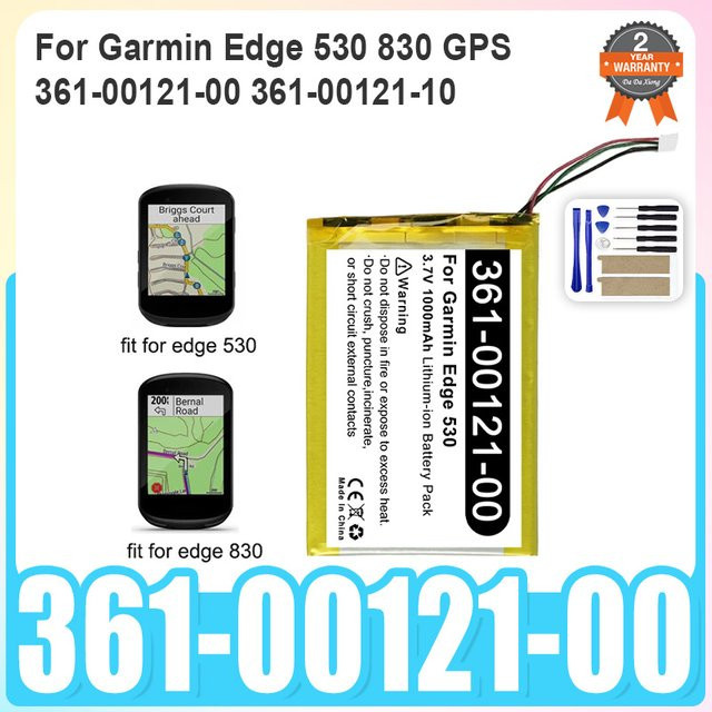 Ersatzakku für Garmin Edge 530 830 GPS Li-Ion Pack 361-00121-00 361-00121-10 - Bild 1