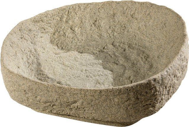 GreenLife Pflanzschale Hinkelstein für Dekor-Regenspeicher, Sand, Rund - Bild 1