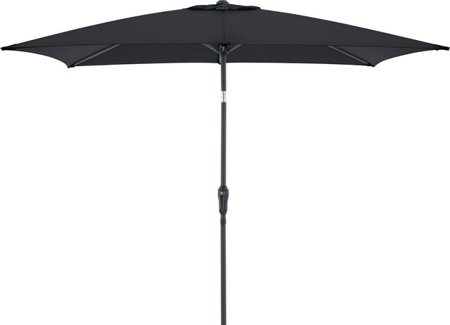 Doppler Sonnenschirm LIFE Mittelstockschirm anthrazit B: 250 cm, T: 200 cm - Bild 1