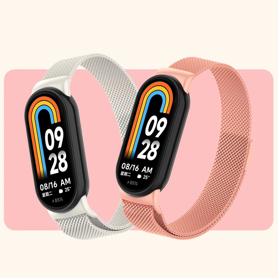 Xiaomi Uhrenarmband Edelstahl, Milanaise, Silber, Unisex - Bild 2