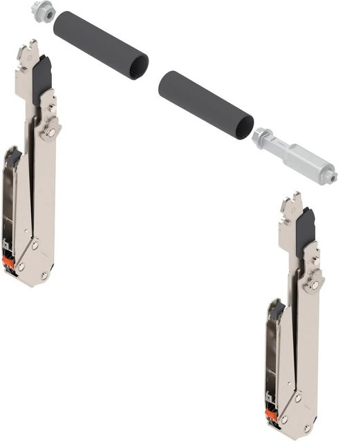 Blum Klappenbeschlag-Set Aventos HL top 22L3500 für Kraftspeicher, Farbe: Silber, Material: Stahl, vernickelt - Bild 1