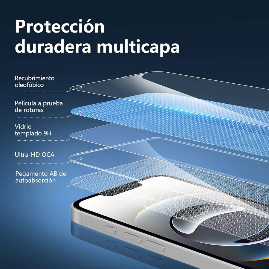Leeshionz Displayschutz aus gehärtetem Glas für iPhone 16e, 6,1 Zoll, transparent, hochauflösend und Anti-Drop - Bild 5