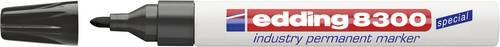 Edding 8300 Industry Permanentmarker Schwarz - Bild 1