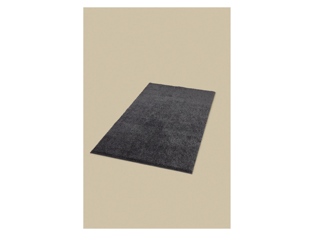 LIVARNO Langflor-Teppich mit 12 mm Florhöhe, Grau, B/T: 80 x 150 cm - Bild 2