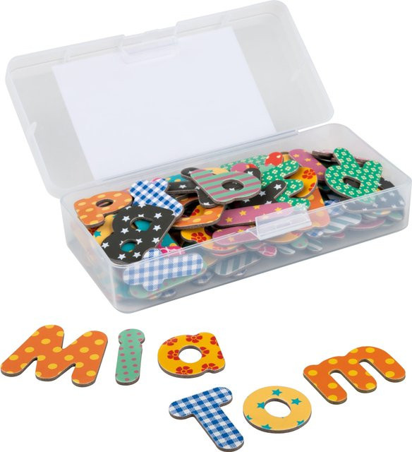 LUPILU Magnetbox Alphabet Zahlen Motive Lernspielzeug ab 3 Jahren - Bild 1