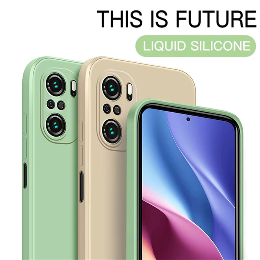 Xiaomi POCO F3 Schutzhülle aus Flüssigsilikon in Weiß - Bild 2