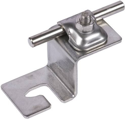 DEHN Dachleitungshalter DLH KB 6.10 TD B8.5 aus Edelstahl in Silber - Bild 1