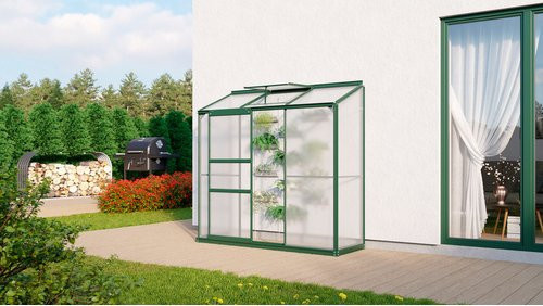 VITAVIA Gewächshaus Styx Plus 1300 in Grün mit Aluminiumrahmen, B/H/L: 69 x 188 x 193 cm - Bild 1