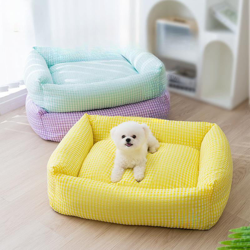 Haustiersofa Hundehütte für kleine Hunde und Katzen von Household supplies MH, abnehmbarer und waschbarer Bezug, B/T/H: 55 x 40 x 18 cm - Bild 1