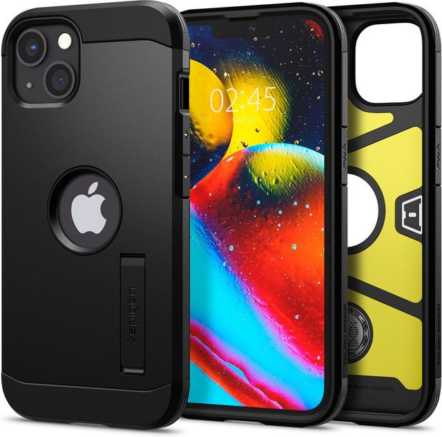 Spigen Tough Armor Schutzhülle für Apple iPhone 13 in Schwarz - Bild 1