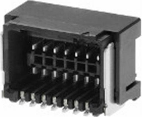 Molex Stiftgehäuse-Platine 505448-1491 in Schwarz auf Vollrolle - Bild 1