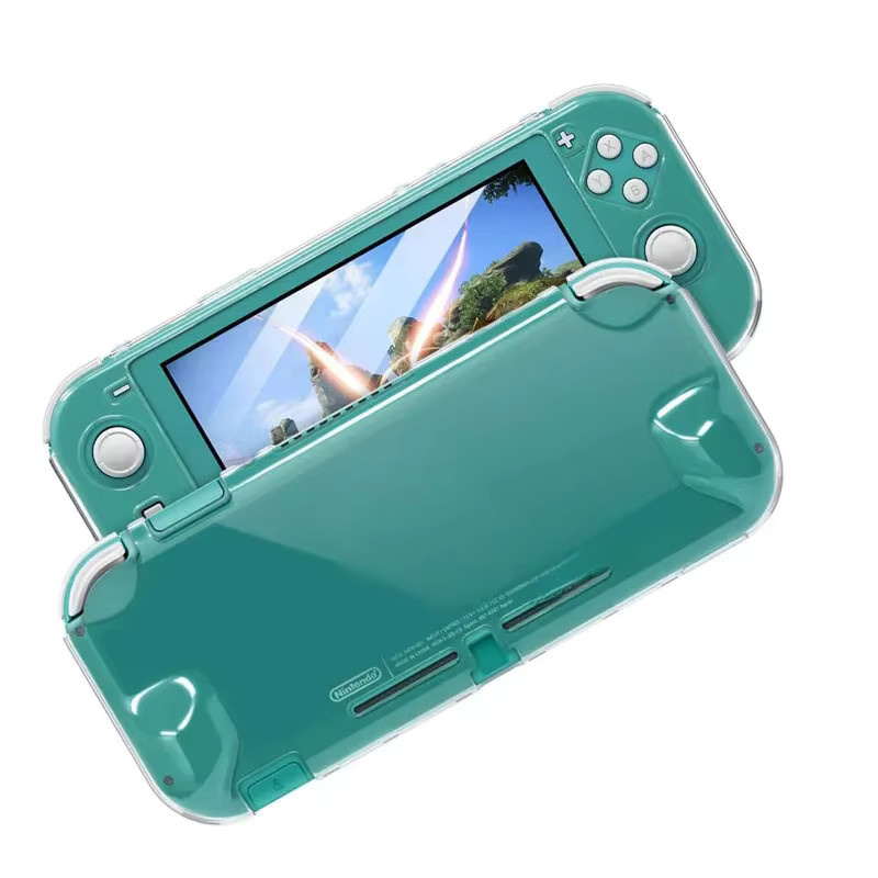 GURSIGE Schutzhülle aus transparenter PC-Hartschale für Nintendo Switch Lite, kristallklarer Ganzkörperschutz - Bild 1