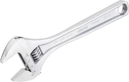 Vigour Rollgabelschlüssel V6049 verstellbar 33 mm in Silber - Bild 1