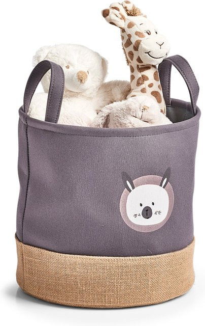 HTI-Living Aufbewahrungskorb Hase in Grau aus Stoff - Bild 1
