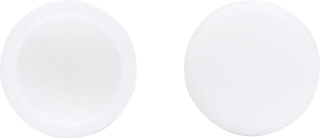 LUX-TOOLS Abdeckkappe für Nummernschildschraube aus Kunststoff, Durchmesser: 12 mm, Weiß, 8 Stück - Bild 1