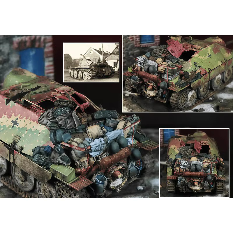 GK Hunter Tank Destroyer, Resin-Modellbausatz, 1:35 - Bild 3