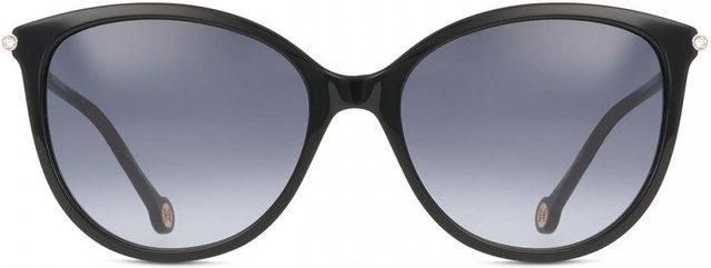 Carolina Herrera Her 0189 G Sonnenbrille, Cat-Eye, Vollrand, Black Gold/Grey, Damen - Bild 1