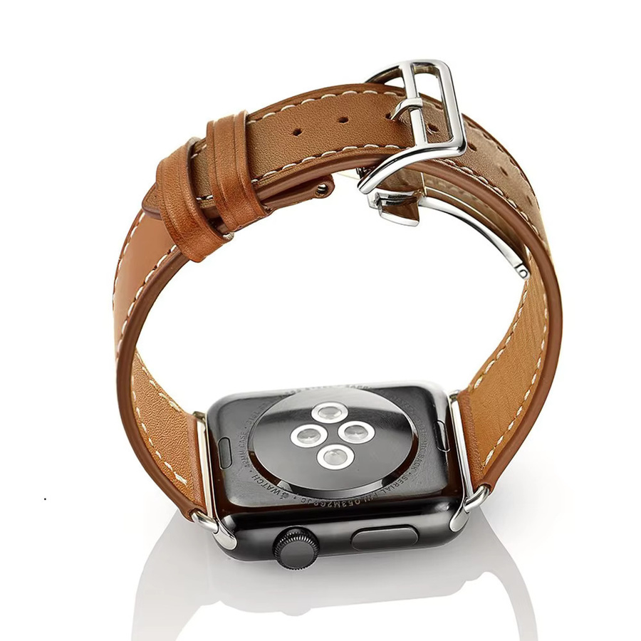 NEY Uhrenarmband Leder, Schwarz, Unisex - Bild 4